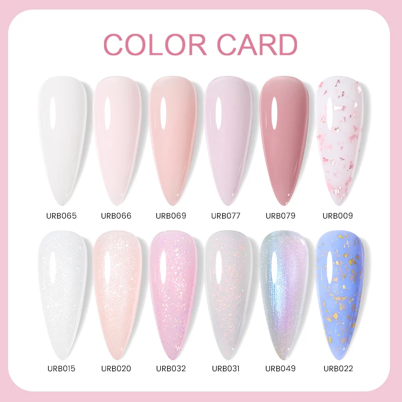 UR SUGAR 30ml Big Volume Rubber Base Gel No Wipe Top Coat Refill Package Reinfocement Gel Nail Prep Dehydrator UV LED Manicure 3