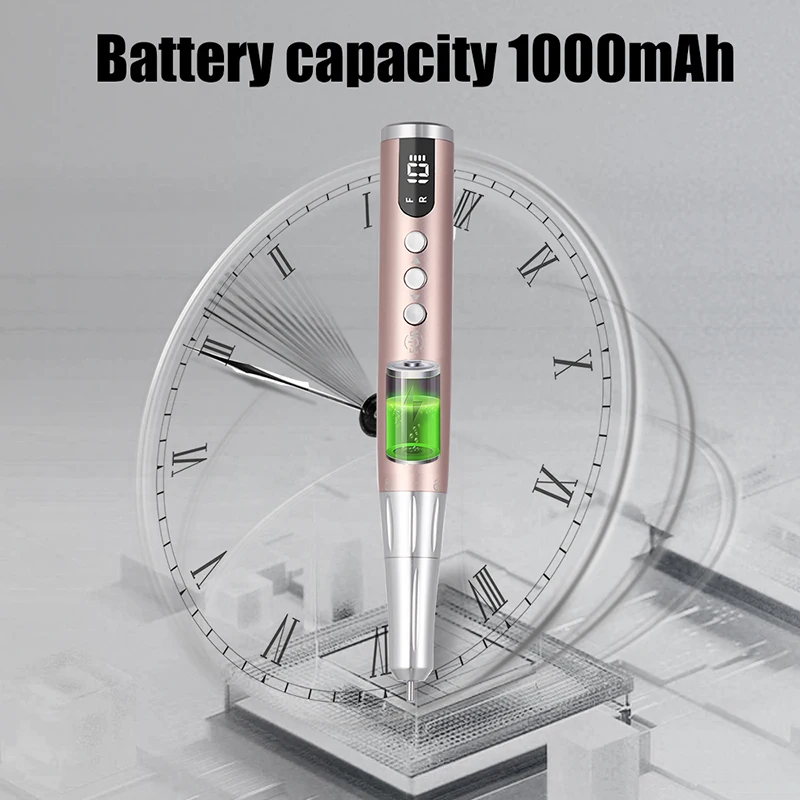 35000RPM Nail Drill Machine Rechargeable Nail File Nails Accessories Gel Nail Polish Sander Professional Tool Manicure Set 5