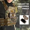 Tactical MOLLE Phone Holder, Folding Navigation Board, Cellphone Hold Gear, Airsoft Hunting Vest Accessories 6