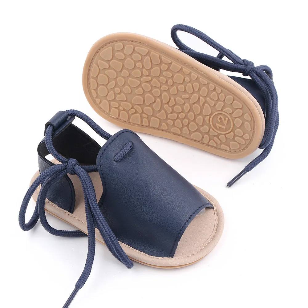 Summer New Baby Boy Sandals Fashion Baby Girl Moccasins Infant Toddler First Walkers Leather Clogs Soft Sole Crib Shoe