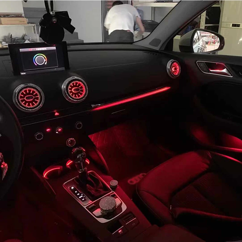 Factory price 2012- Audi A3 8V LED Automotive ambient Light outlet Kit