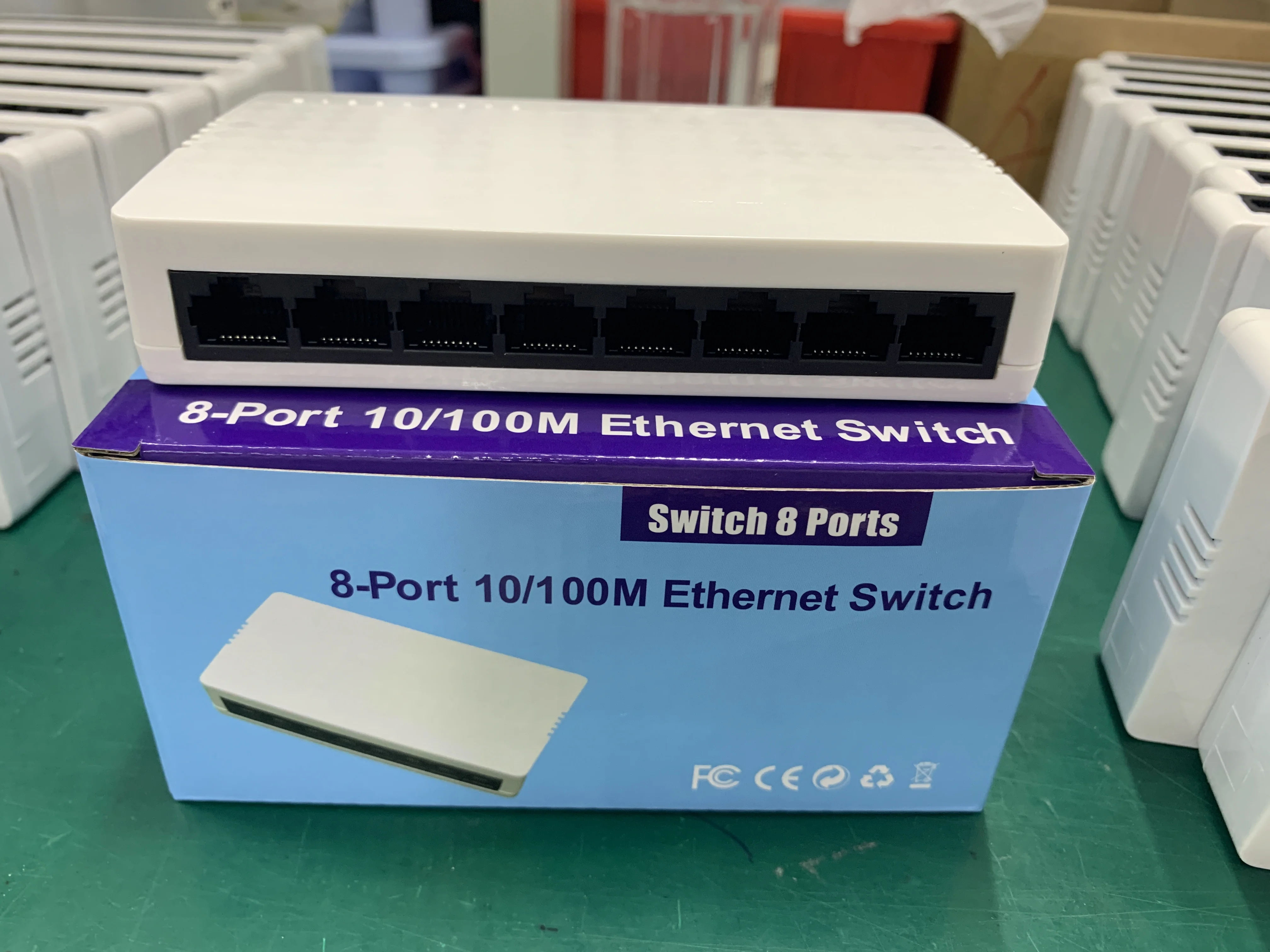 Wanglink Fast Ethernet 8 Ports 10/100Mbps Unmanaged Network Switch