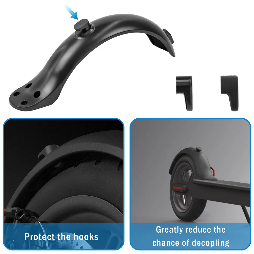 Description Picture 4 of itemRear Mudguard 4 Screw Fender Electric Scooter For Four-hole Screw Rear Fender Tail Light Screw Rubber Cap Sets Accessories Parts