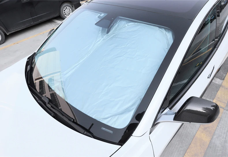 acessórios interiores sun shades para tesla model traseiro dianteiro sombra cega net