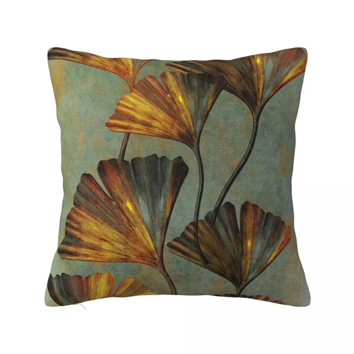 

ginko floral decoration #ginko Throw Pillow christmas pillow case New year