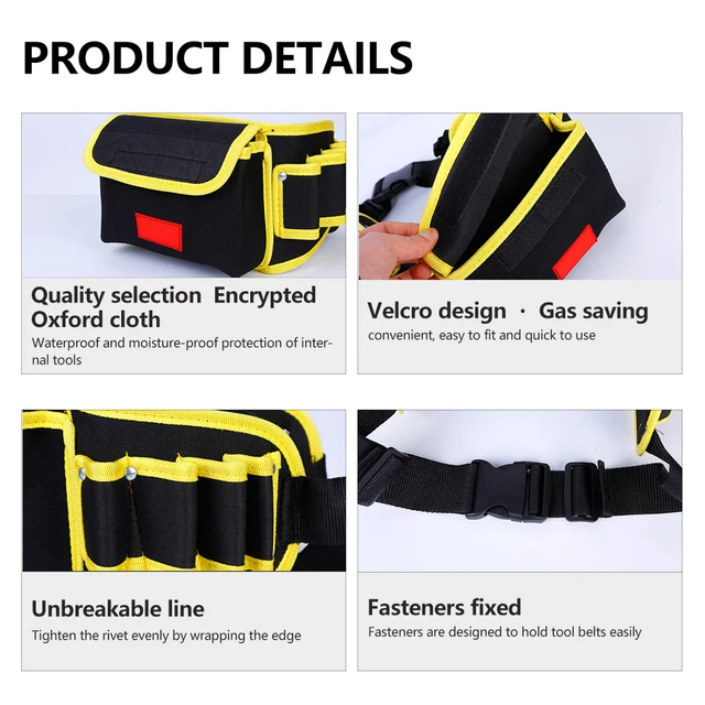 Multitool Pouch Tool Twist Bag Nail Pocket Waist Belt Carpenter Working  Belt Waterproof Hammer Holder Storage Bags Organizing - AliExpress