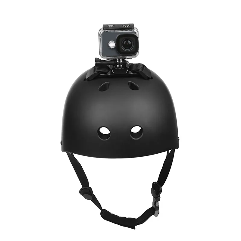 

Bike Helmet Strap Mount Mountain Cycling Mount for GoPro 12 11 10 9 8 7 6 Hero Black Session DJI Osmo Action 3 4 Insta360 X3 X4
