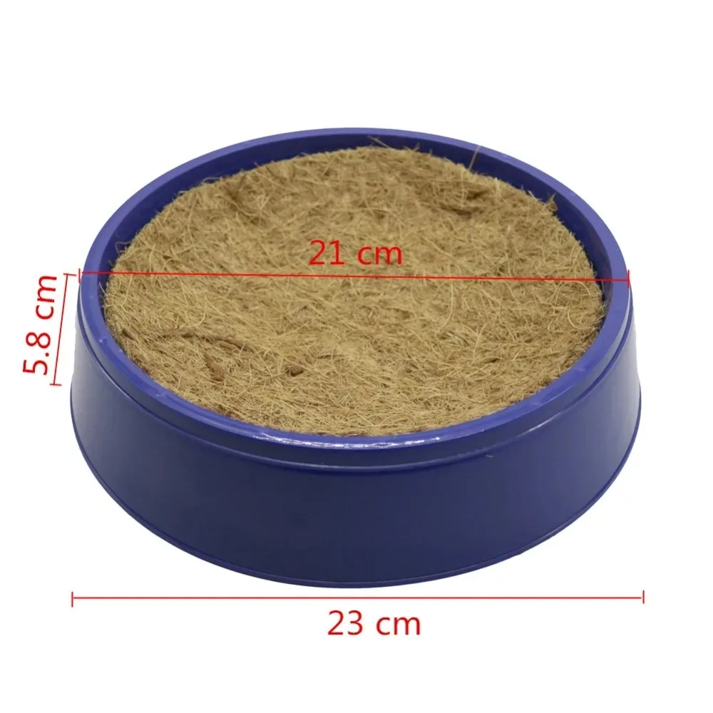 1 Pc Plastic Bird Egg Nest with Straw Mat