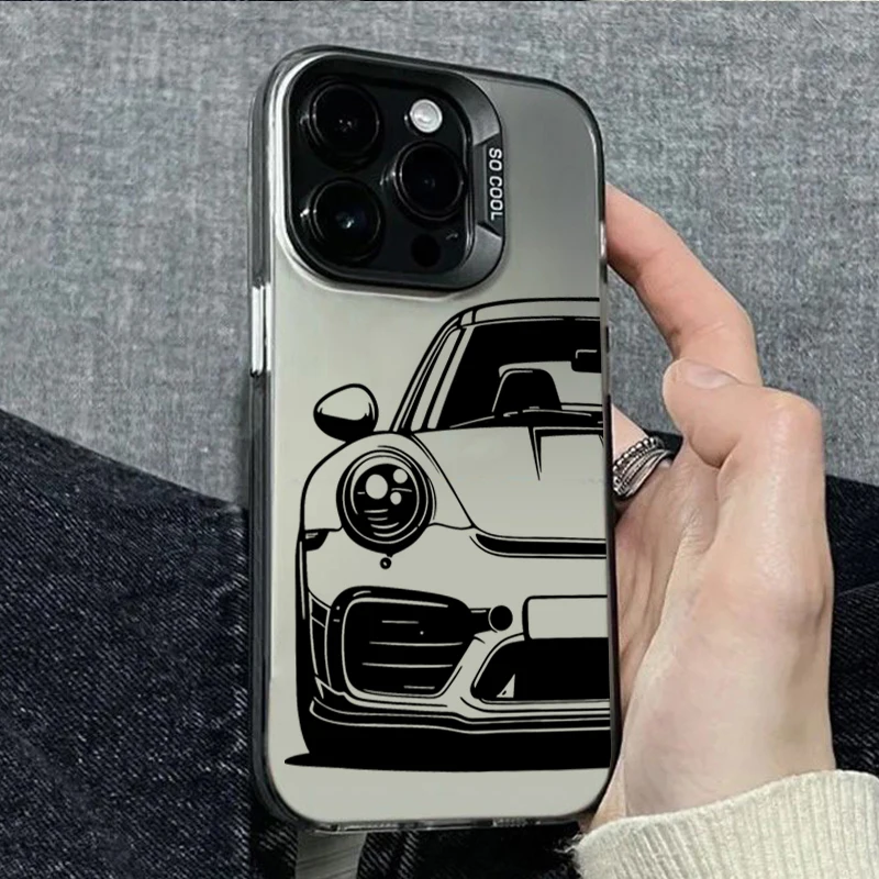 Luxury Car Pattern Phone Case Cover - Premium Design s