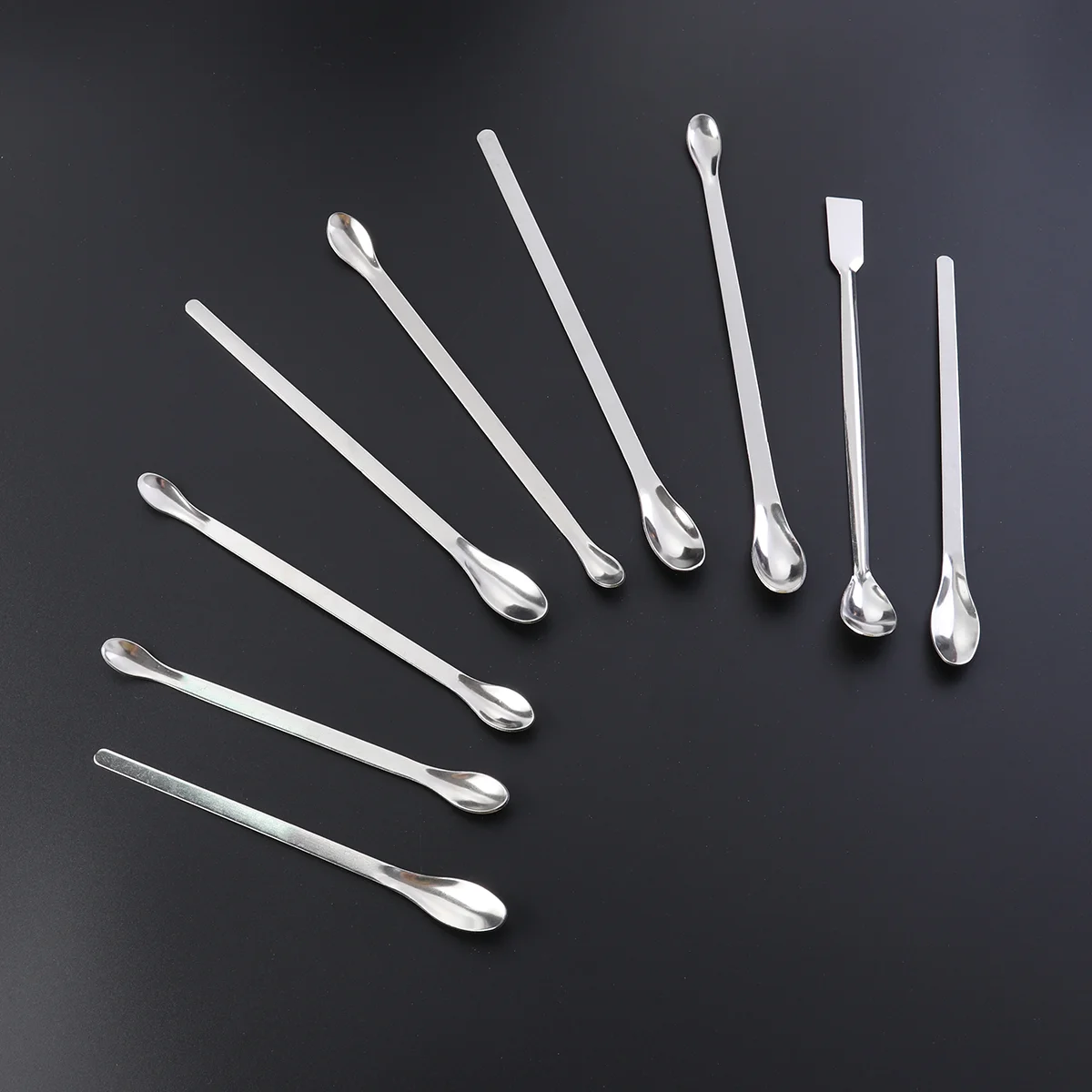

Stainless Steel Lab Spoon Spatula Laboratory Sampling Spoon Mixing Spat Set Working Scraper Laboratory Equipment