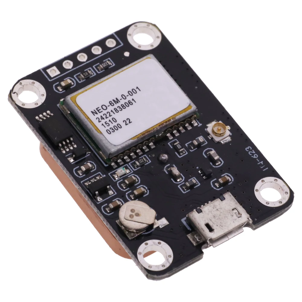 Modulo GPS GPS Neo-6m NEO6MV2 APM2.5 con posizionamento satellitare di navigazione EEPROM 3.3-5.5V Micro USB - immagine 4