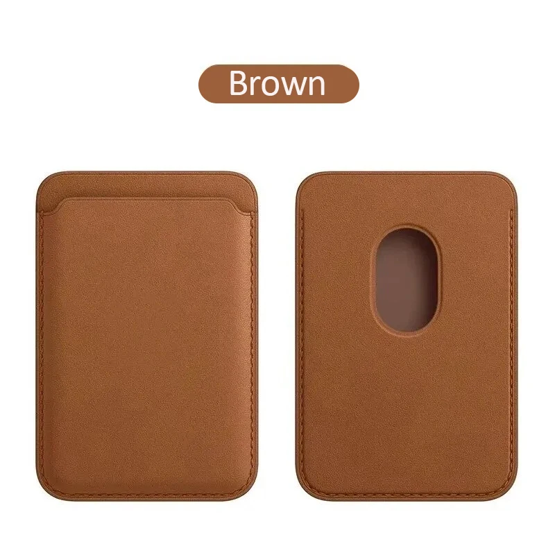 Magnetic Leather Wallet Case with Card Holder