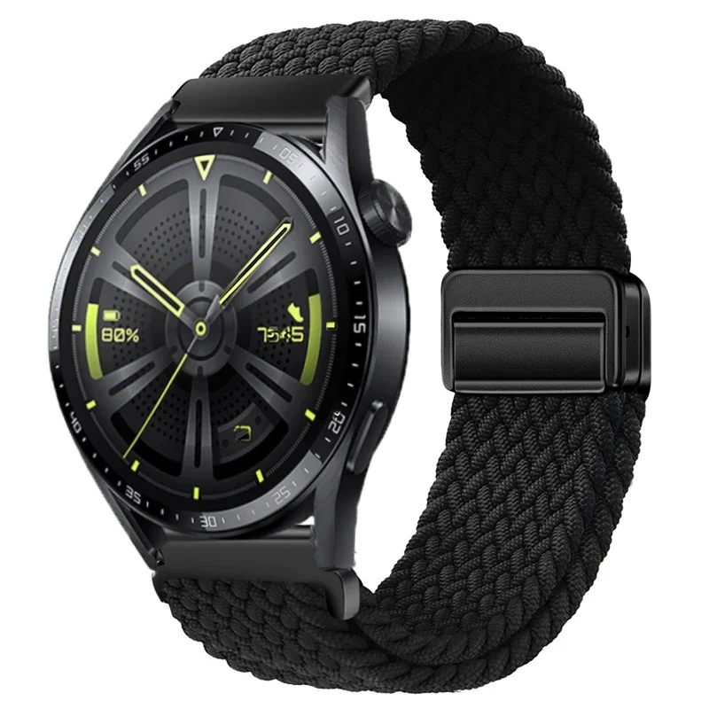 Nylon Braided Watch Strap - Durable Fabric Bracelet Wristband