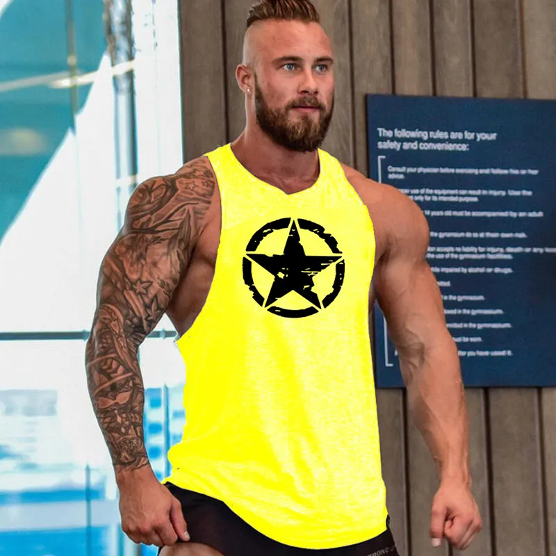 Gym Kleding Voor Mannen Mannen Singlets Gespierde Man Stringer Bodybuilding Shirt Fitness Kleding Mouwloze Sweater Vesten Top AliExpress