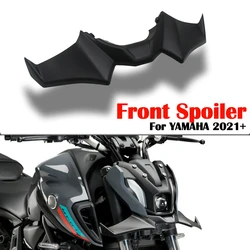 Motorcycle Accessories Naked Front Downforce Spoiler Winglet Aerodynamic Spoilers For YAMAHA MT 07 MT07 SP MT-07 2021 2022 2023