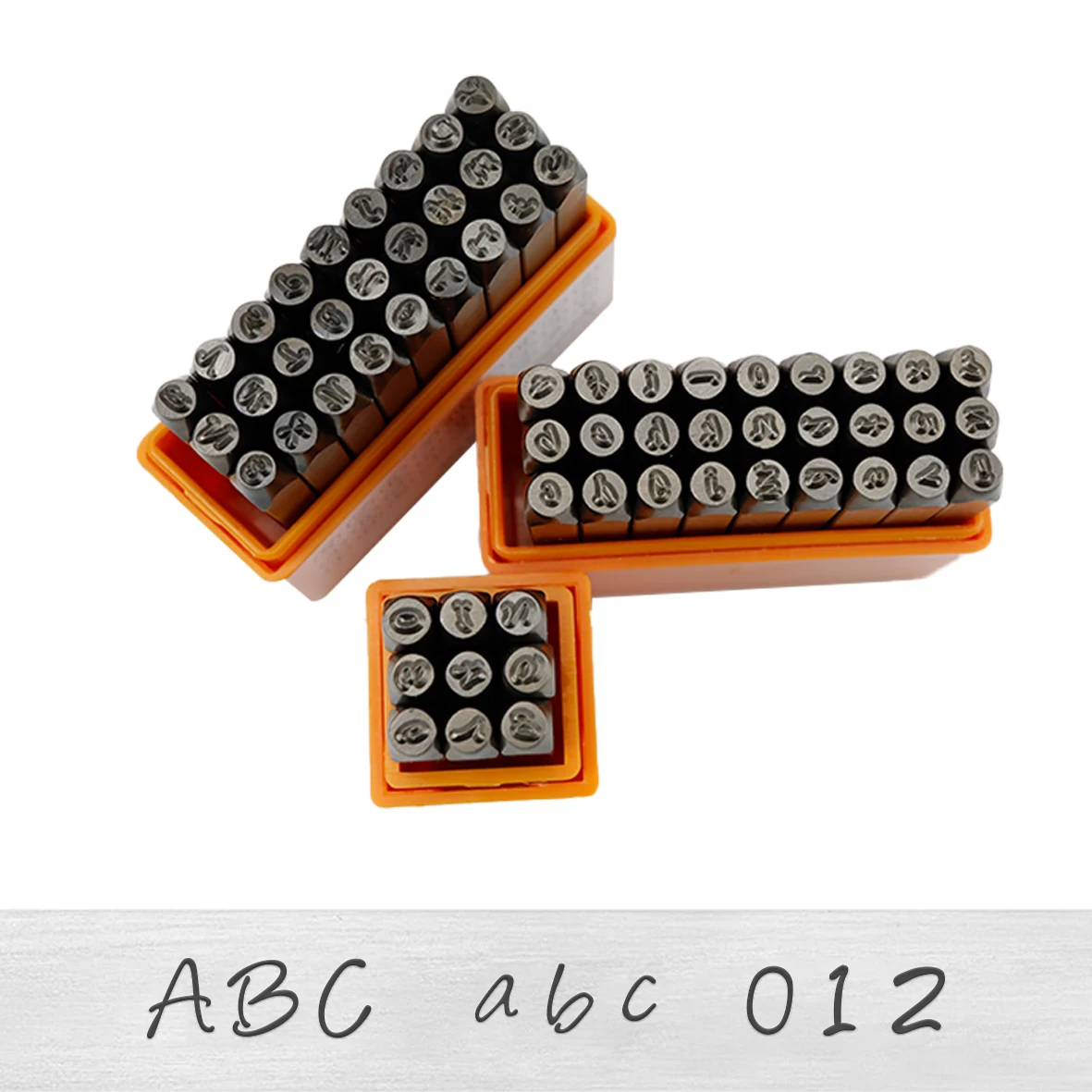 BESTNULE Metal Stamping Kit, Number and Letter Stamp Set (AZ, 0-9 and &,  Love Symbol), Industrial Grade Hardened Carbon Steel, Perfect for Metal