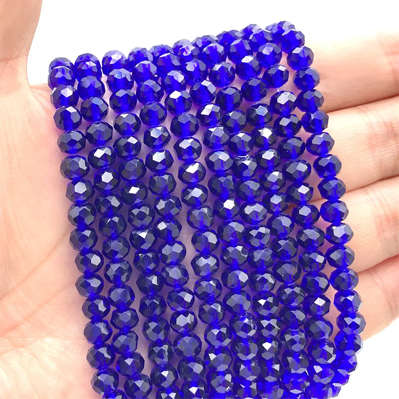 Vibrant Multicolor Faceted Crystal Beads