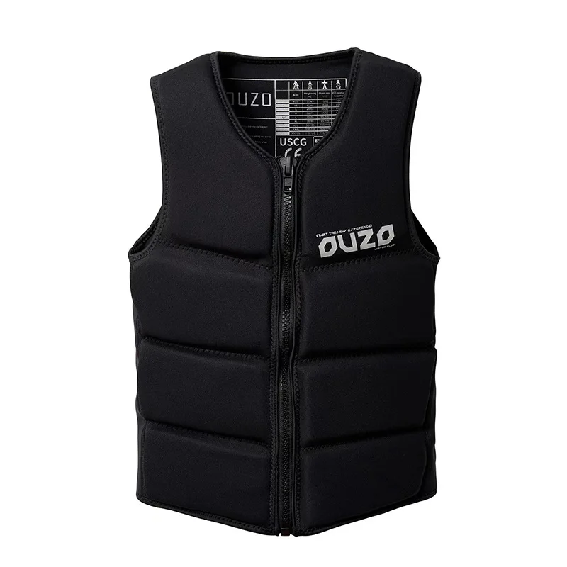 Life Jacket Adults Surf Motorboats Kayak Rescue Boat Jet Ski Fishing Swimming Drifting