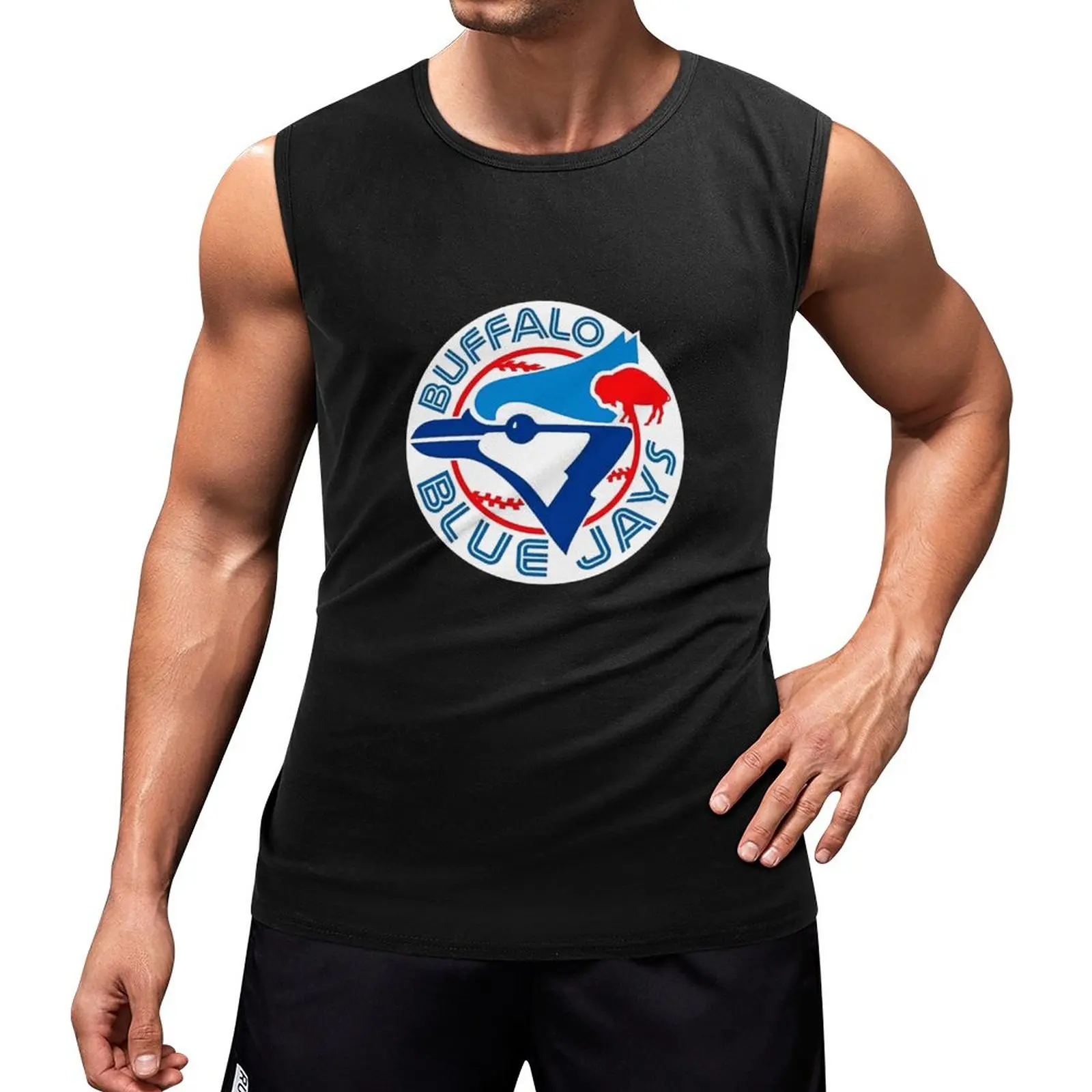 New buffalo blue jays Tank Top singlets for men t-shirt for man running  shirt underwear T-shirt men - AliExpress