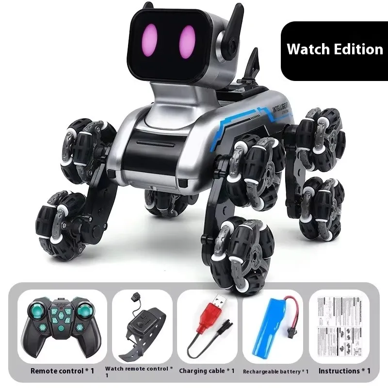 Robot Dog Toy Remote Control Electric Mechanical Stunt 8 Children