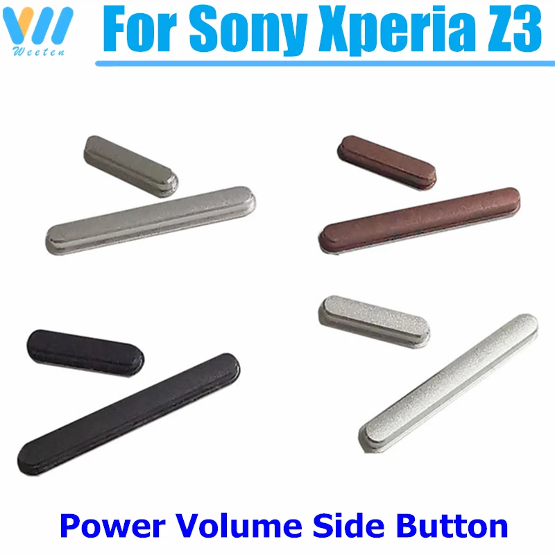 

1 компл. Боковая кнопка громкости для Sony Xperia Z3 ВКЛ./ВЫКЛ. Переключатель громкости боковая клавиатура кнопки вверх вниз ЗАМЕНА Запасные части