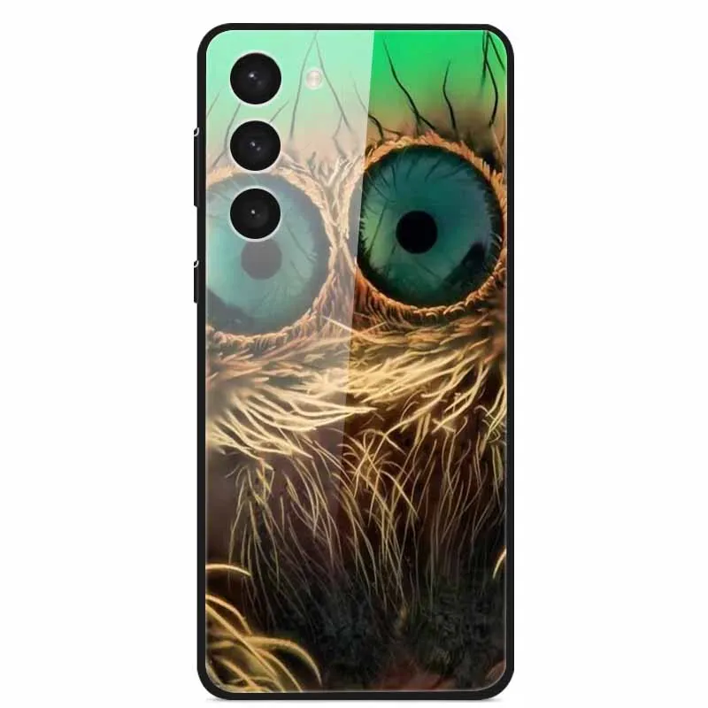 Premium Tempered Glass Case with Space-Themed Design and Enhanced Bumpers
