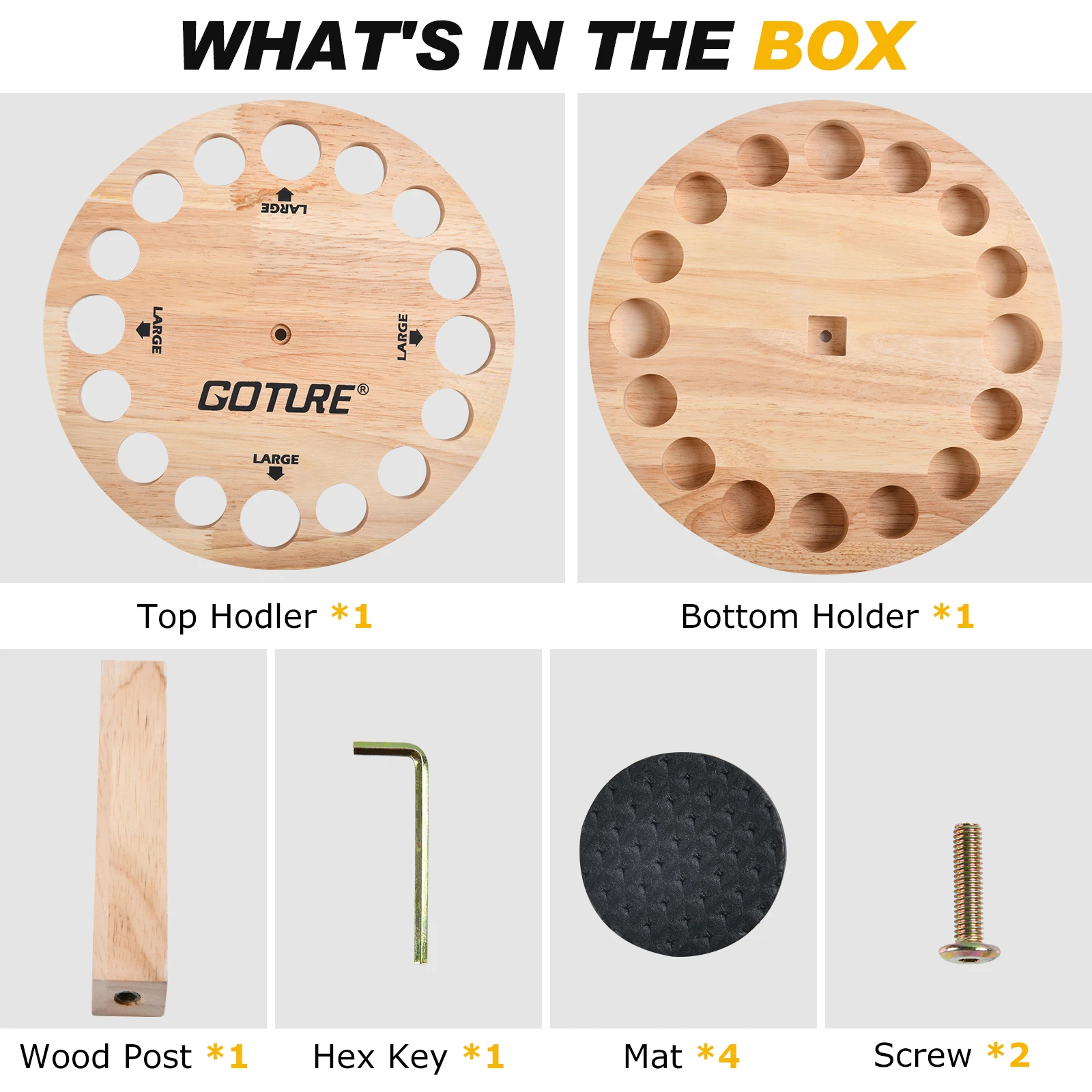 Goture 낚싯대 홀더 16 막대 랙 수직 막대 홀더 차고 낚시대 디스플레이 스탠드 고정 프레임 용 벽 마운트 모듈 형