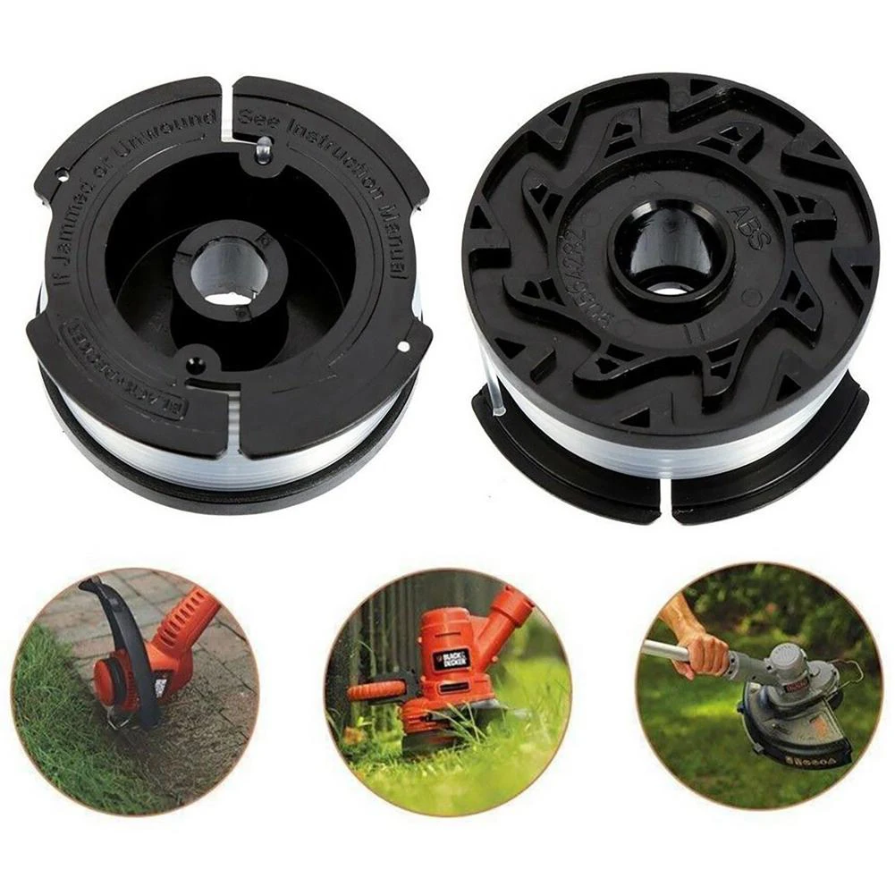 Trimmer Spool &Cap Cover & Spring For Black Decker For Cordless Grass Trimmer Blade Cutter Lawn Mower Accessories Parts