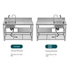 304 Stainless Steel Storage Kitchen Sink with Bracket Creative Home Three-layer Integrated Sink Basin Modern Kitchen Accessories 2
