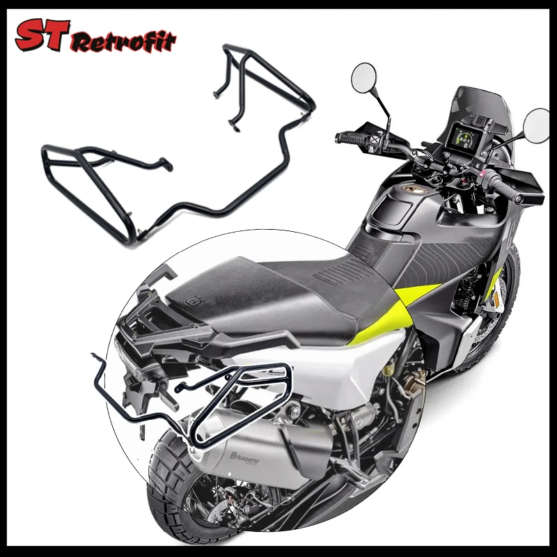 Coffre arrière de moto en alliage d'aluminium, boîte de rangement étanche  pour Husqvarna Norden 901 Norden901 2022 2023 - AliExpress