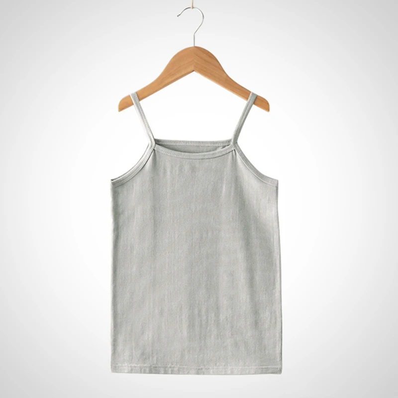 Summer Girls Tank Tops Kids Baby Underwear Cotton Tank Top for Girls Teenager Camisole Kids Singlets Undershirt kids underwear kids tops