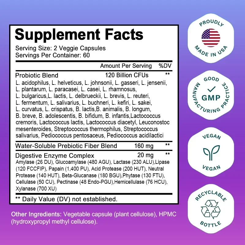 120B CFU Probiotic Complex 4