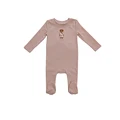 Girl pink romper