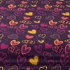 1pc Ring Heart Cover Pattern Brushed Fitted Sheet, Bedroom Printed Bedspread, Bedding (not include pillowcase) 6