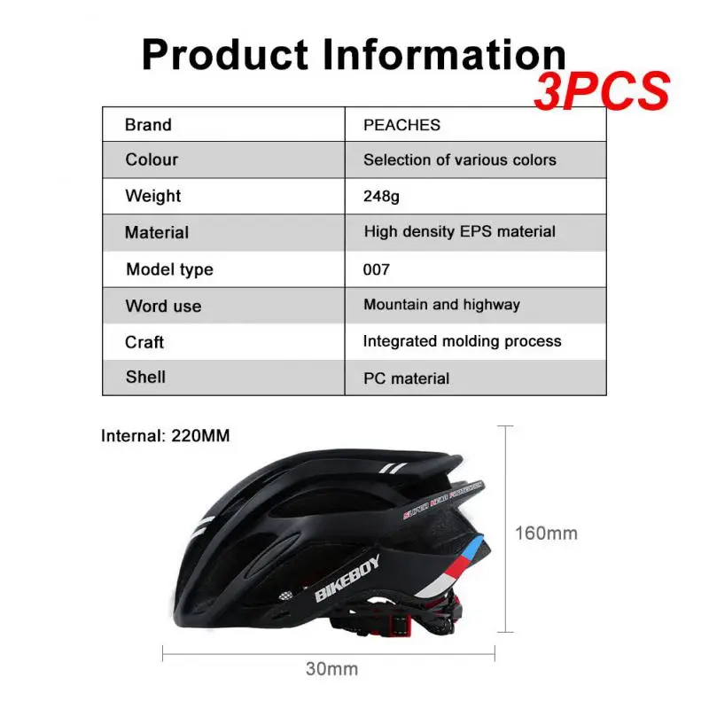

Сверхлегкий защитный шлем для езды на велосипеде, 3 шт.