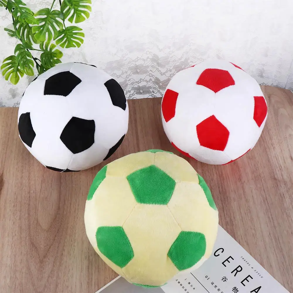 Throw Pillow Home Decor Birthday Gift Soft Sofa Cushion Soccer Ball Plush Toy Football Stuffed Toys Simulation Ball Plush Toys 3 gaint snook ball snookball snooker billiards soccer 8 inch game huge pool football include air pump soccer toy poolball