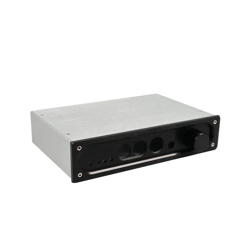 BRZHIFI 오디오 E600 실버 앰프 섀시 올 알루미늄 케이스, DIY용 2505 알루미늄 합금 인클로저