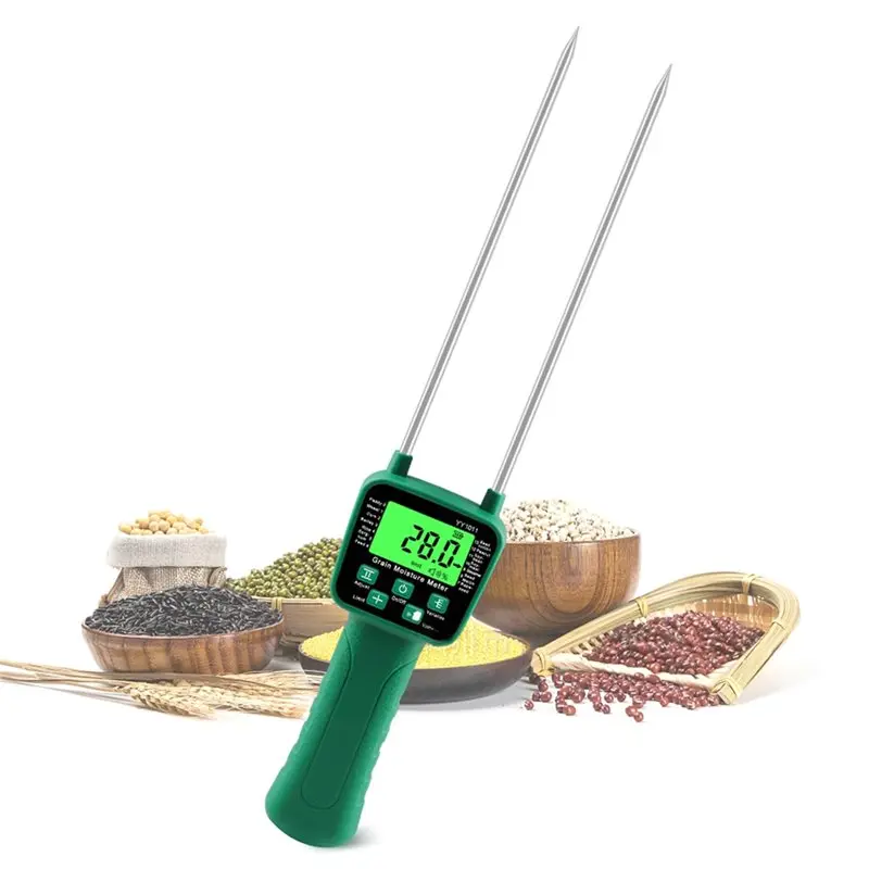 벤치메이드 퀄리티 YY-1011 디지털 곡물 수분계 습도계 2개 세트 (옥수수, 밀, 쌀, 땅콩 등 14종 작물용) 사양