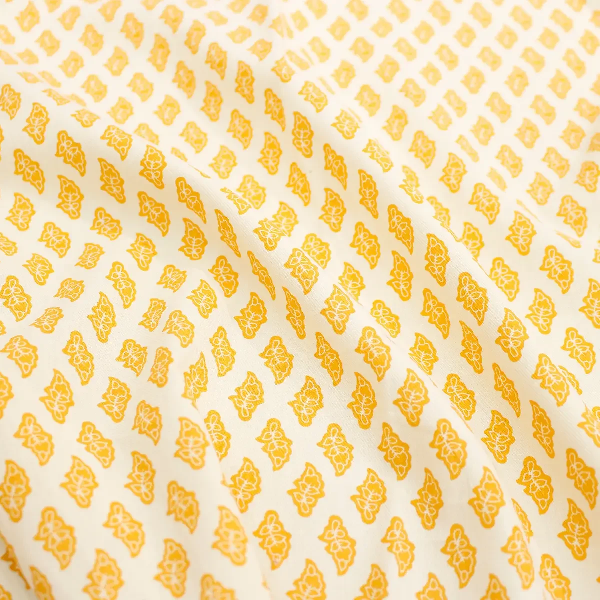 Factory Twill Washed Cotton Woven Fabric Printed Cotton Fabric For Dress Ready stock