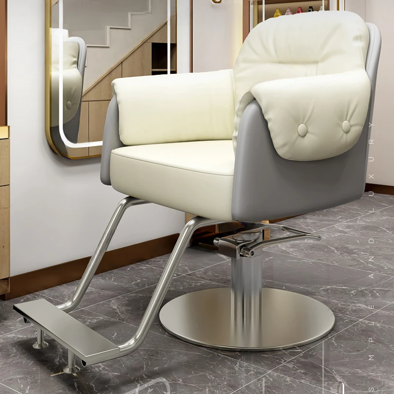 

Barbershop Beautify Barber Chair Hairdressing Regulate Hair Salon High End Barber Chairs Chaise Coiffeuse Salon Furniture QF50BC
