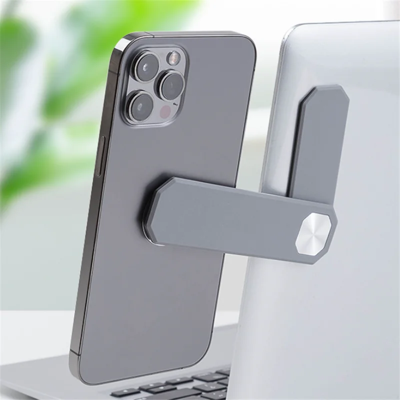 mobile stand for car Laptop Screen Support Mobile Phone Holder Dual Monitor Display Clip Plastic Sticky Magnetic Notebook Computer Expansion Bracket car cup phone holder