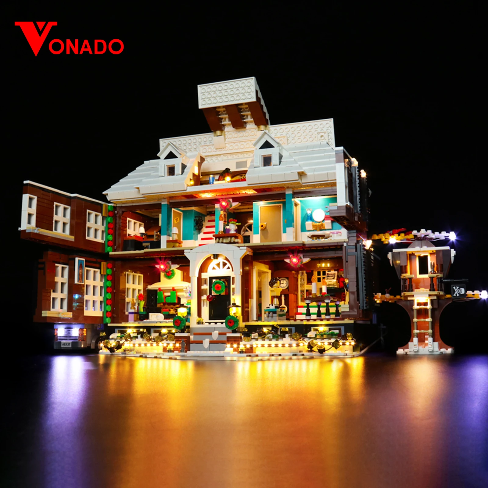 Vonado Led Lighting Set For Ideas New 21330 Home Alone House Building Blocks (Non Includere Il Modello) Accessori Fai Da Te Kit Lampada