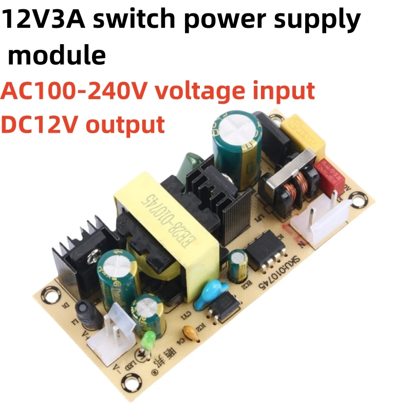 AC-DC 12 v3a/24 v1.5a 36W interruttore modulo di alimentazione circuito nudo scheda da 220V a 12V per la sostituzione/riparazione da 110V a 12 v24v