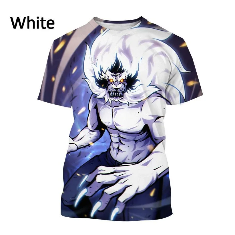 

Fashion Funny Short Sleeve Men's Anime T-shirt 3D Printing Solo Leveling T Shirt Casual Harajuku Unisex Tops