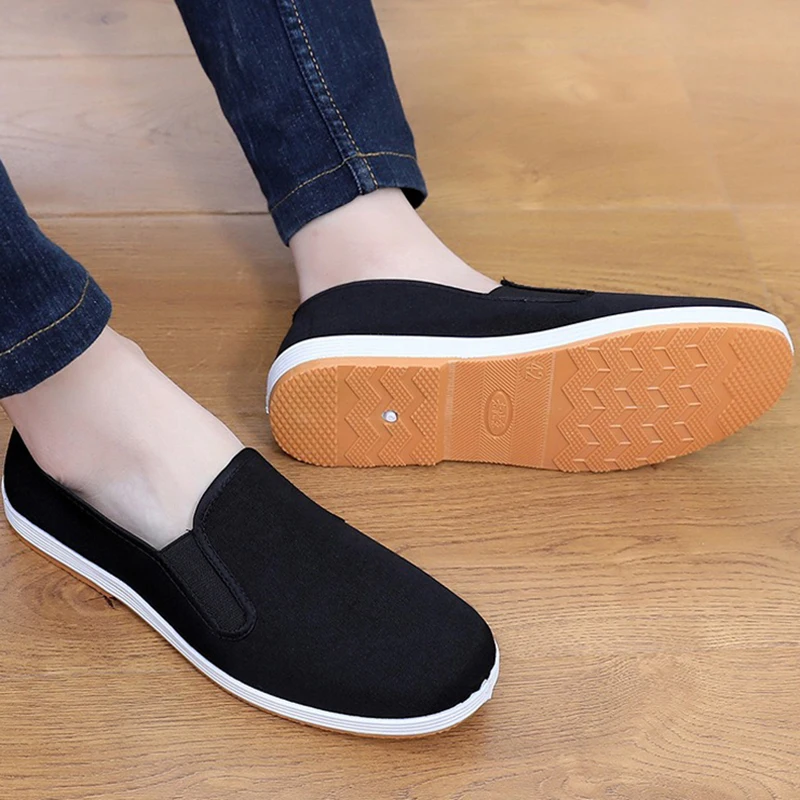 Martial arts shoes Men Traditional Chinese Kung Fu Cotton Cloth Tai-chi Training Sneakers Breathable Wearable Sport