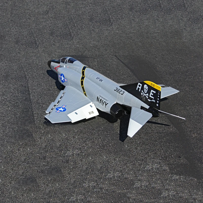 LX/Lanxiang/Sky Flight Hobby Radio Controlled Planes Twin 12-Bladeds EDF F4 Phantom II Gray ARF/PNP 6
