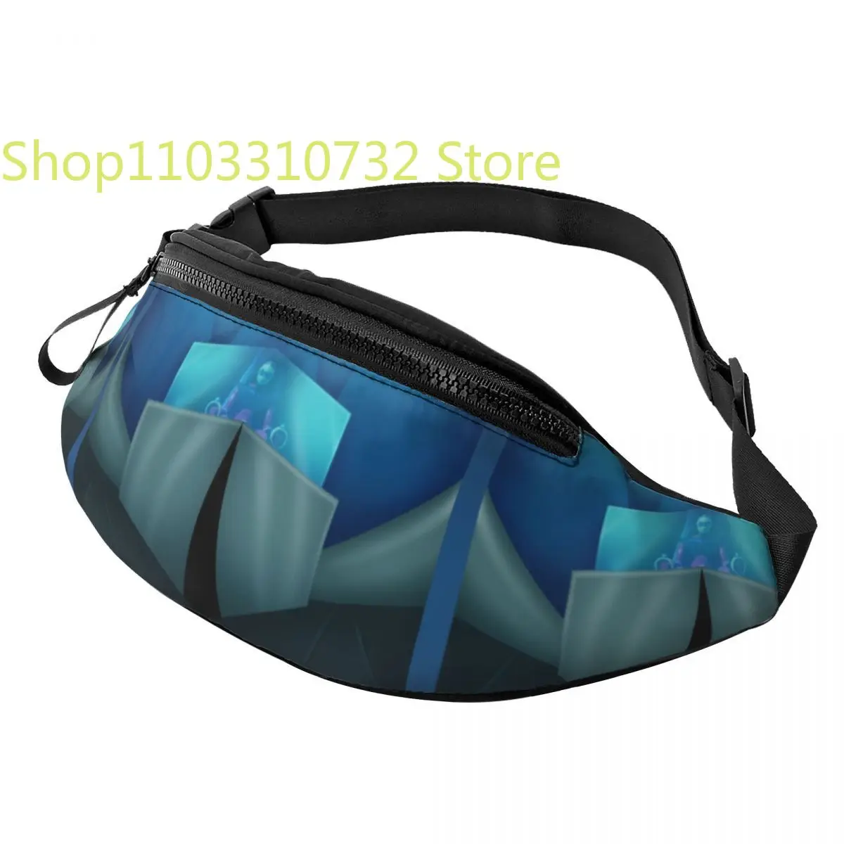 

Goldo Fanny Pack Cool Ufo Robot Grendizer Actarus Mazinger Goldrake Crossbody Waist Bag Travel Hiking Phone Money Pouch
