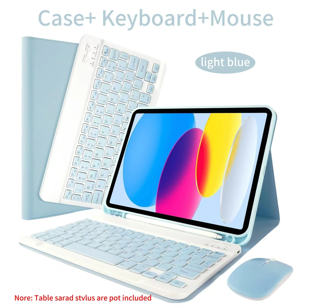 Removable Keyboard Cover Case for Tablets, 11-10.9 Inch