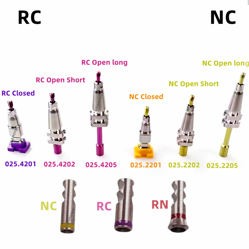 

5Pcs Bone Level Straumann ITI Impression Coping Dental Implant Transfer Analog Open/Close Tray RC NC Planting Alternatives Screw