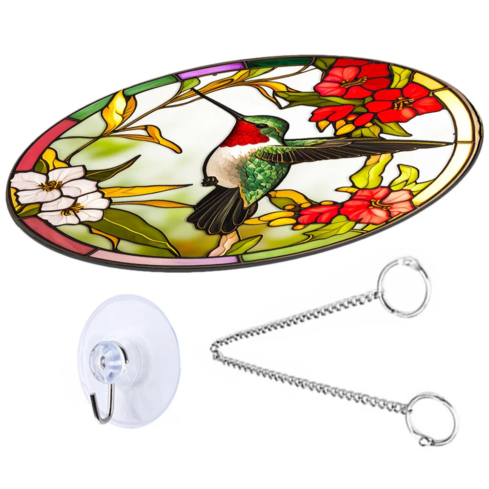 

Hummingbird Pendant Acrylic Suncatcher Ordenment Home Decor Hanging Ornament for